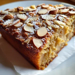 Pear and Almond Loaf