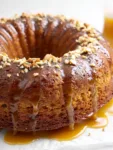 Banana Bundt Cake with Brown Sugar Glaze