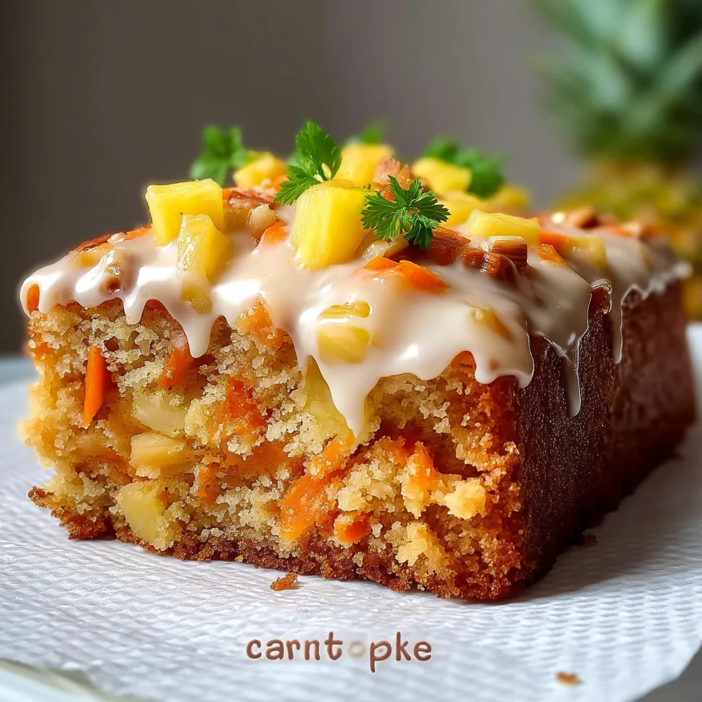 Carrot Cake with Pineapple