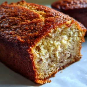 Banana Cinnamon Muffin Bread