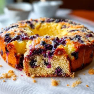 blueberry brunch cake