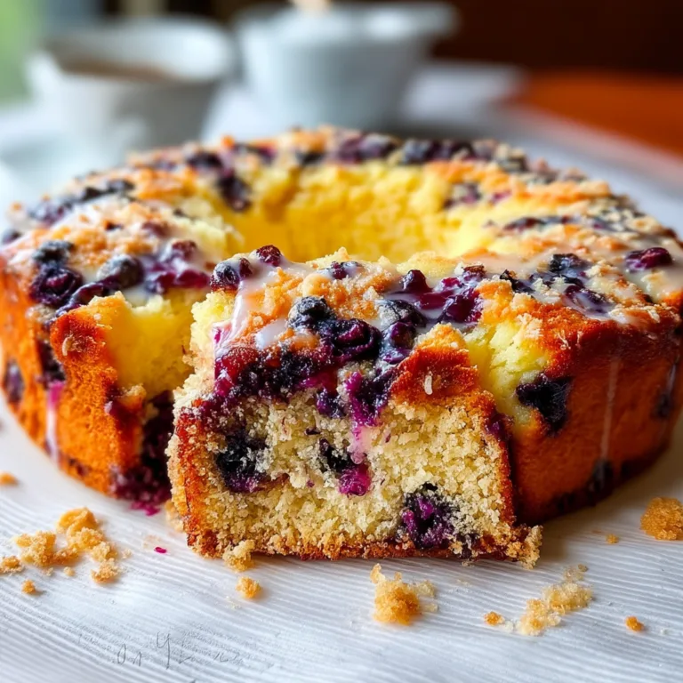 blueberry brunch cake