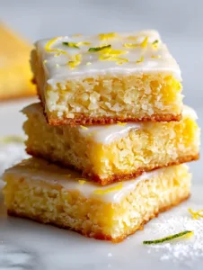 Buttery Lemon Cookie Bars