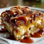 Caramel Apple Cinnamon Roll Dump Cake