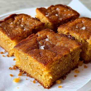 Buttery Brown Sugar Cake Squares