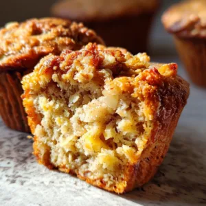 Banana Oat Crumb Muffins