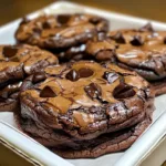 Fudgy Brownie Mix Cookies