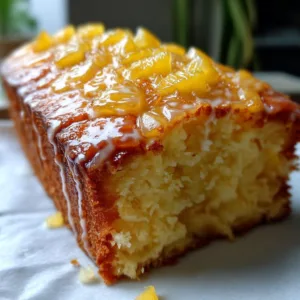 Easter Pineapple Heaven Cake