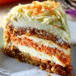 Carrot Cake Cheesecake Easter Dessert