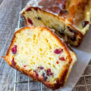 Cranberry Orange Bread With Simple Glaze