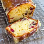 Cranberry Orange Bread With Simple Glaze