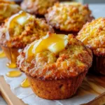 Carrot Honey Breakfast Butter Muffins
