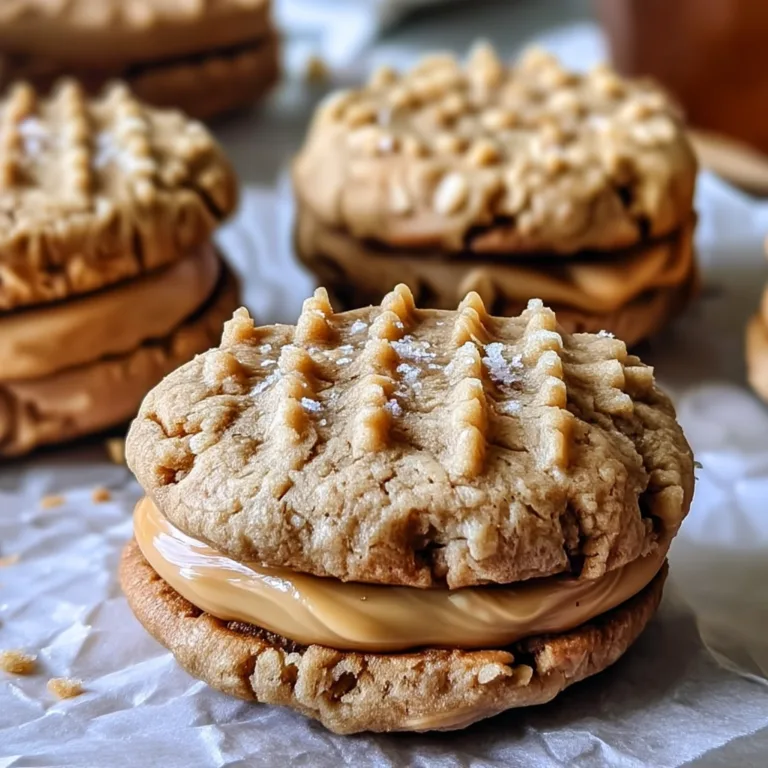 Peanut Butter Yogurt Sandwich Cookies