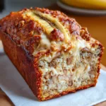 Banana Cream Cheese Brunch Loaf