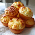 Golden Cottage Cheese Almond Flour Buns