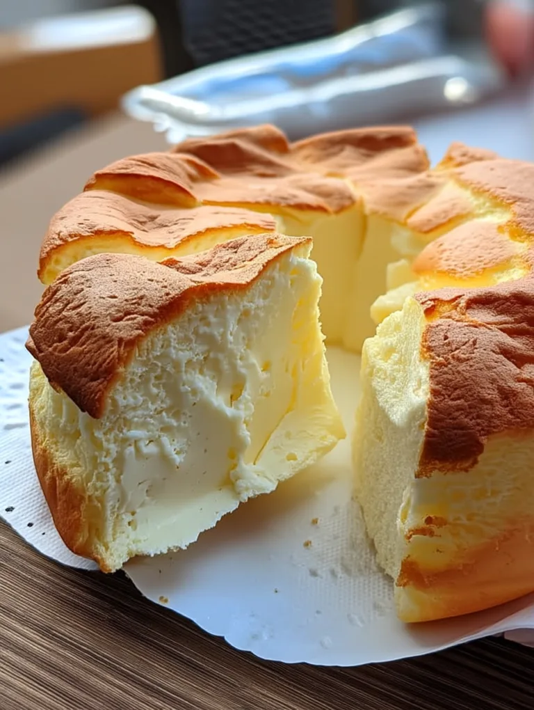 Fluffy and soft cloud bread