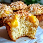Home 9 Soft Coconut Mango Greek Yogurt Oat Muffins