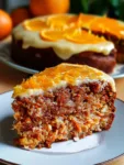 Healthy Carrot and Mandarin Cake