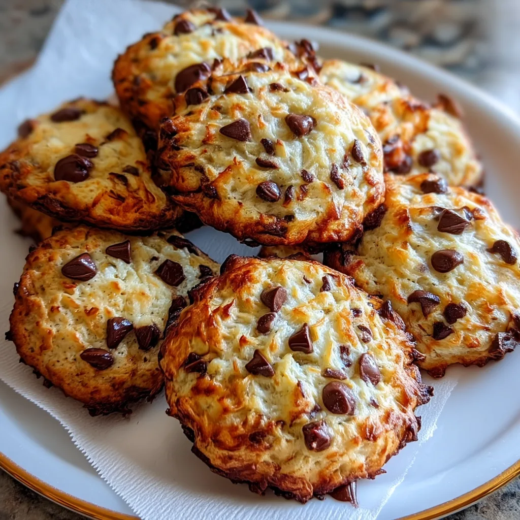Cottage Cheese Banana Chocolate Chip Breakfast Cookies
