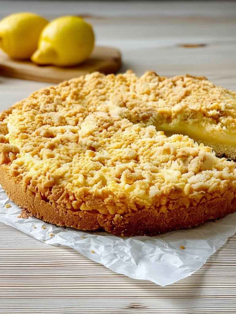 Lemon Crumble Cake