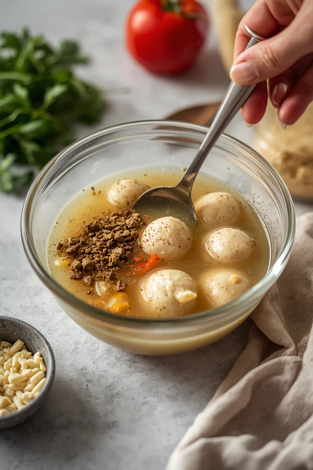 Easy Homemade Matzo Ball Soup with Chicken Broth Recipe