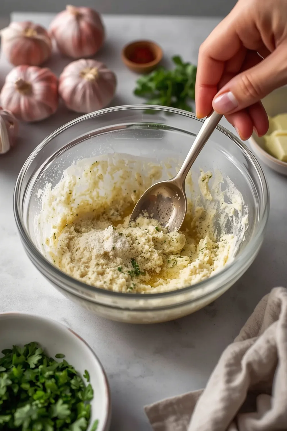 Easy Garlic Herb Parmesan Pull Apart Rolls Recipe
