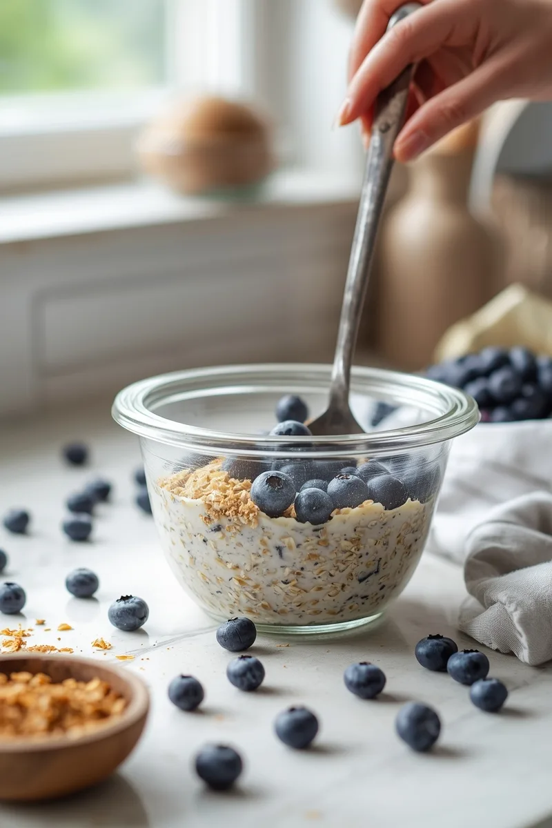 Delicious Blueberry Overnight Oats: The Ultimate Easy Breakfast 2 Healthy Blueberry Overnight Oats – Easy Meal Prep Breakfast