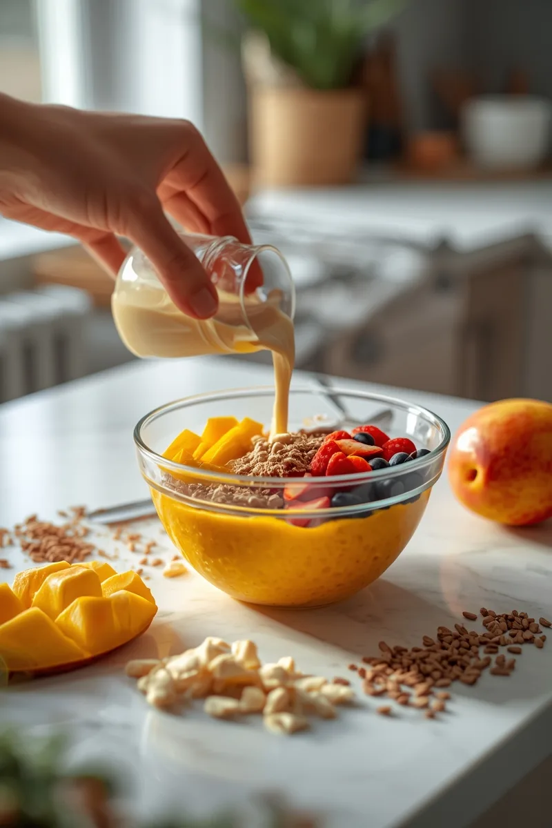 Mango Smoothie Bowl – Tropical Healthy Breakfast