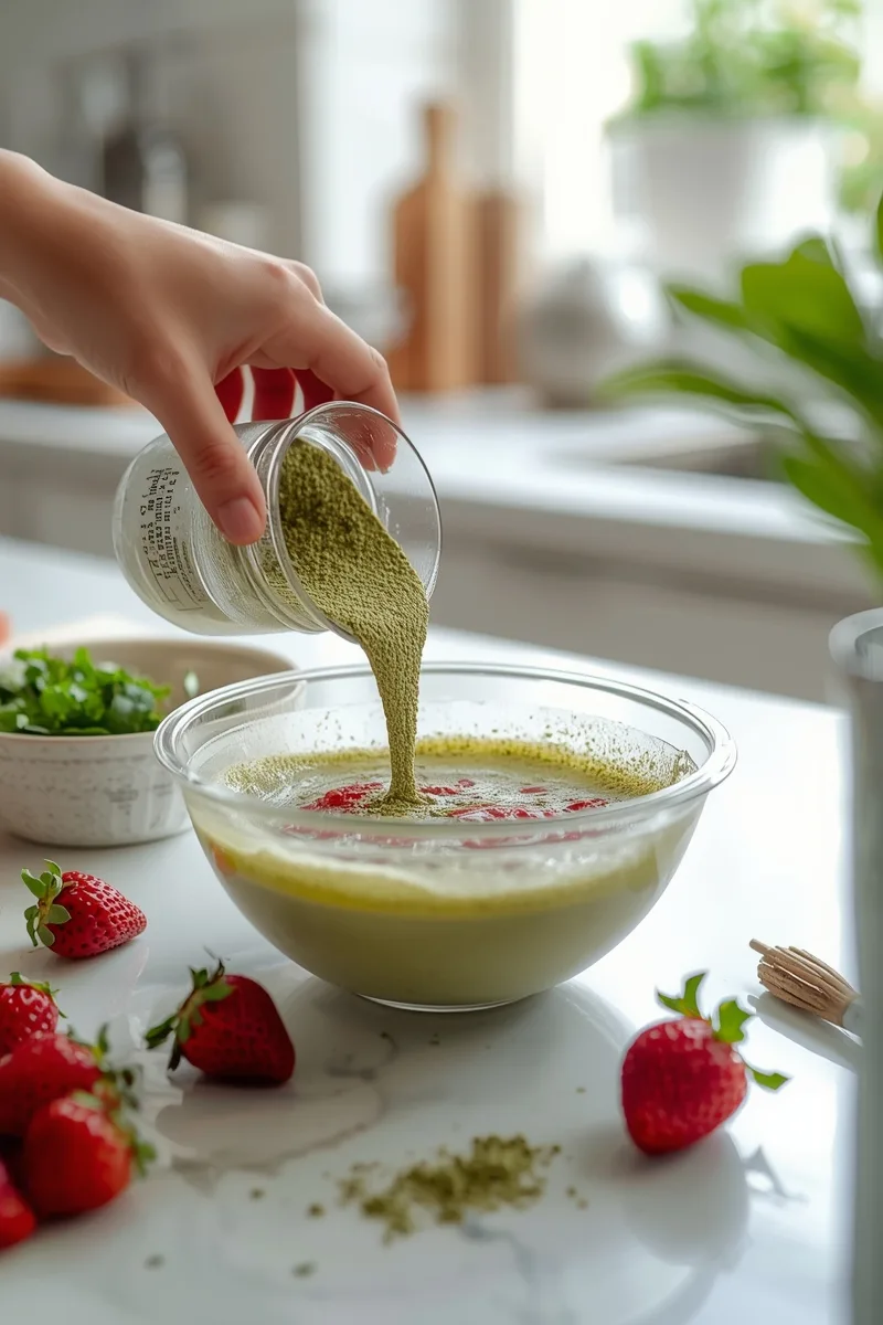 Strawberry Matcha Latte – Viral Spring Drink
