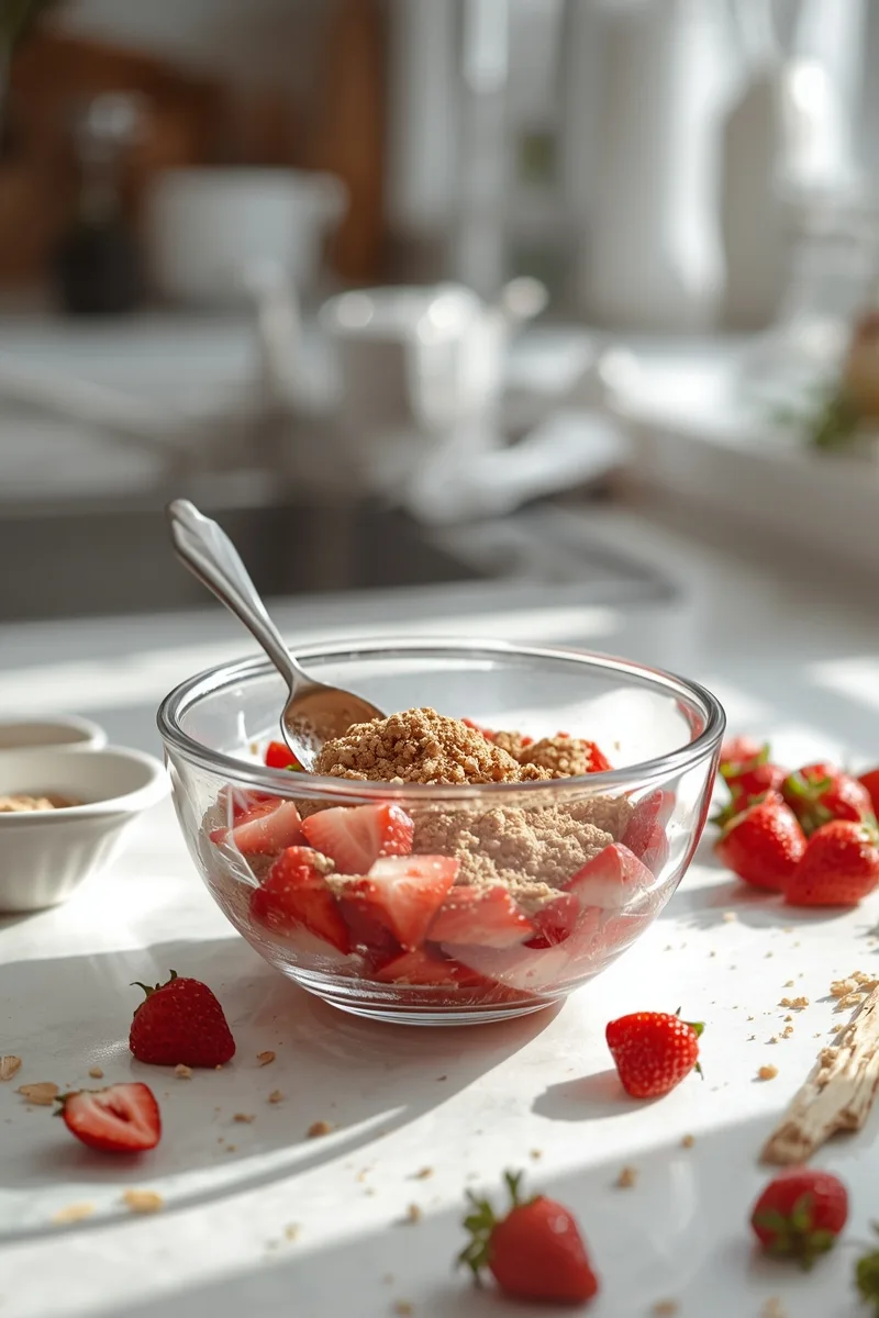 Strawberry Crumble – Easy Homemade Dessert