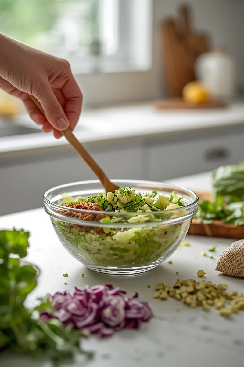 Delicious Viral Green Goddess Salad Recipe for 4 Servings 2 Green Goddess Cabbage Salad – Viral Healthy Salad