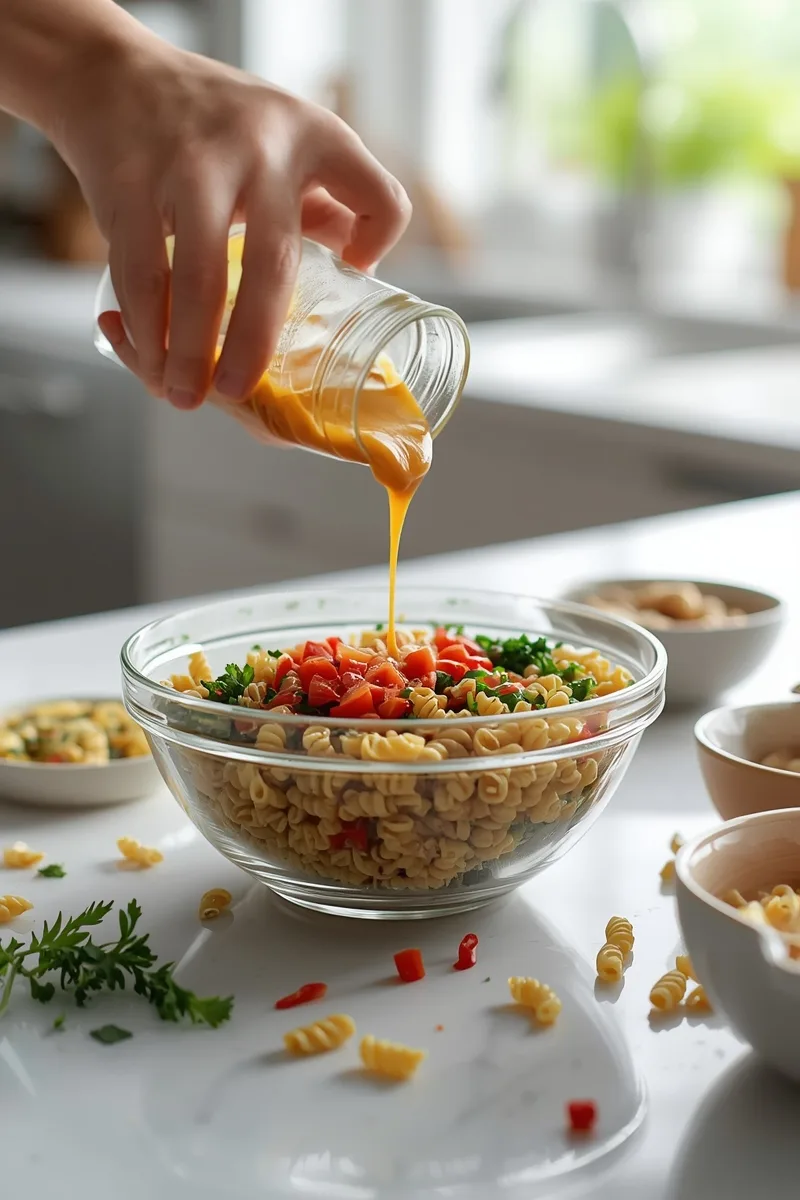 Pasta Salad with Italian Dressing – Easy Potluck Side Dish