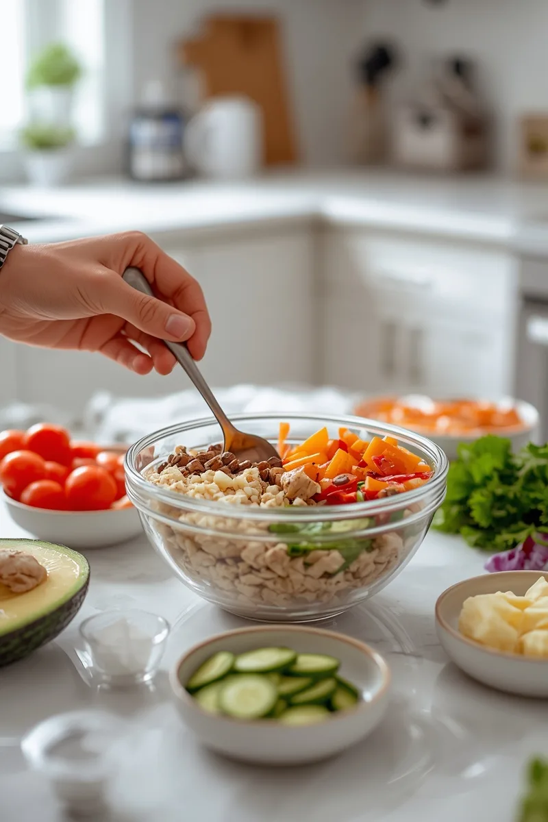 Delicious Easy Greek Chicken Meal Prep Bowls – 4 Servings 2 Greek Chicken Meal Prep Bowls – Healthy High Protein Lunch