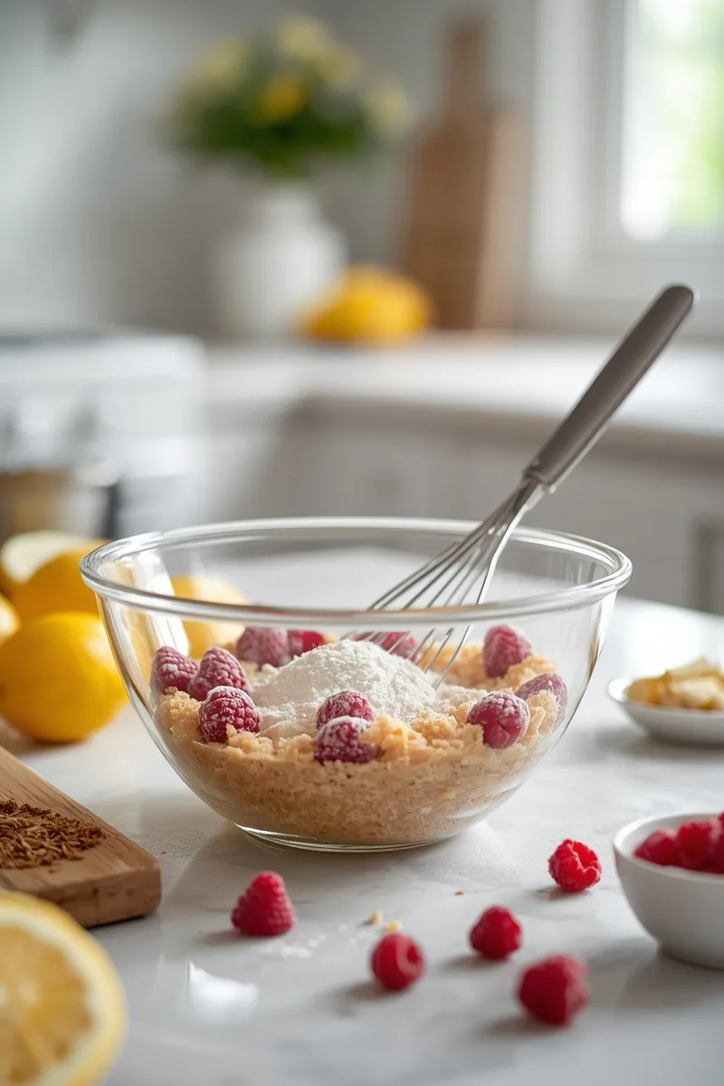 Irresistible Lemon Raspberry Bars: Easy Dessert Recipe (16 Servings) 2 Lemon Raspberry Bars