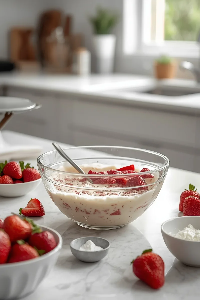 Strawberry Cream Cheese Cake
