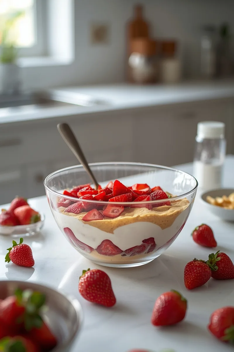 Strawberry Shortcake Trifle