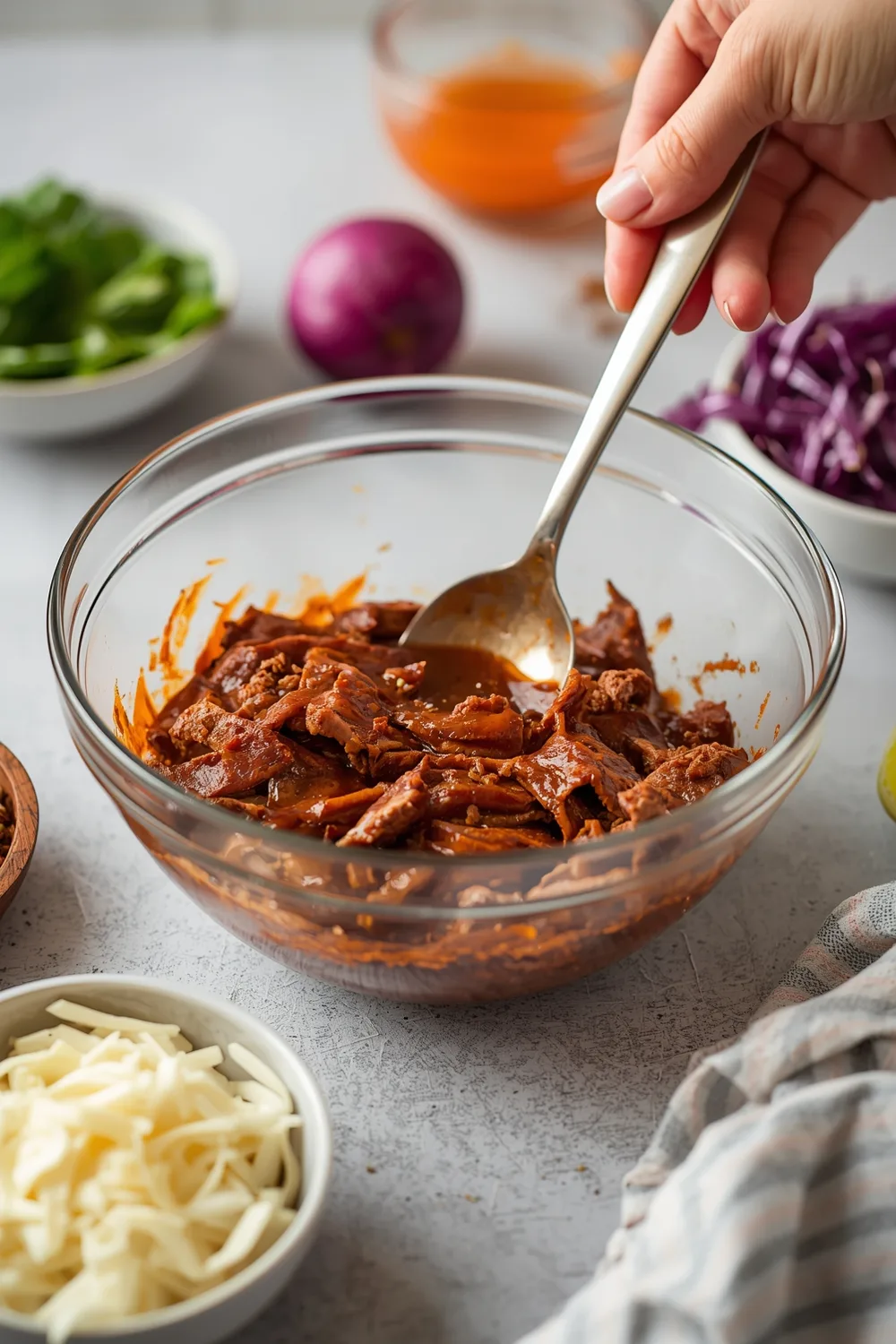 Delicious Easy Slow Cooker BBQ Pulled Pork Sandwiches - 8 Servings 2 Easy Slow Cooker BBQ Pulled Pork Sandwiches with Slaw Recipe