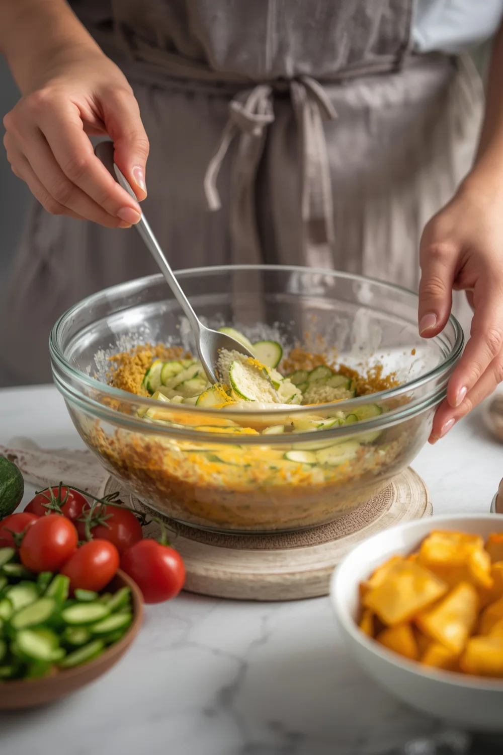 Easy Cheesy Zucchini Casserole Bake for Family Dinner
