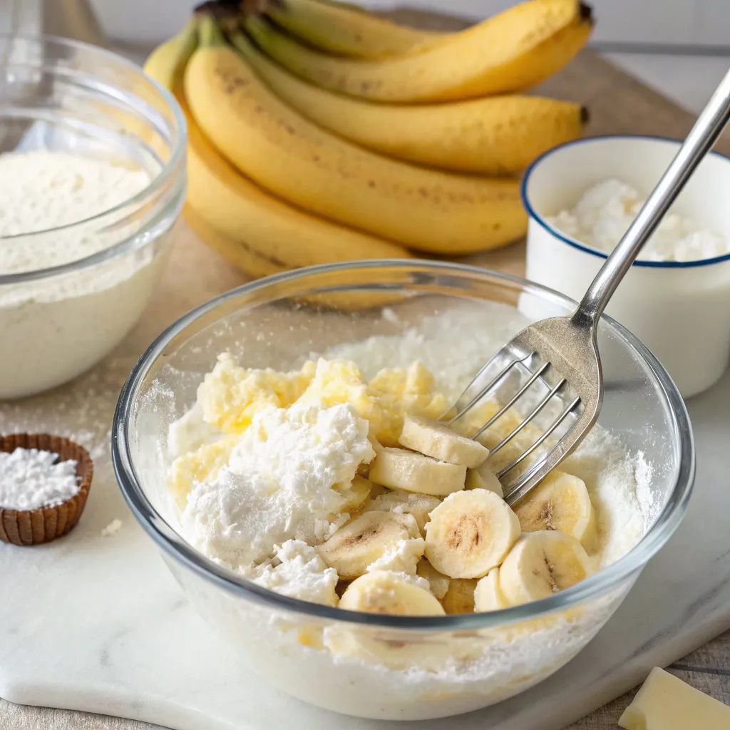 2-Ingredient Cottage Cheese Banana Bread