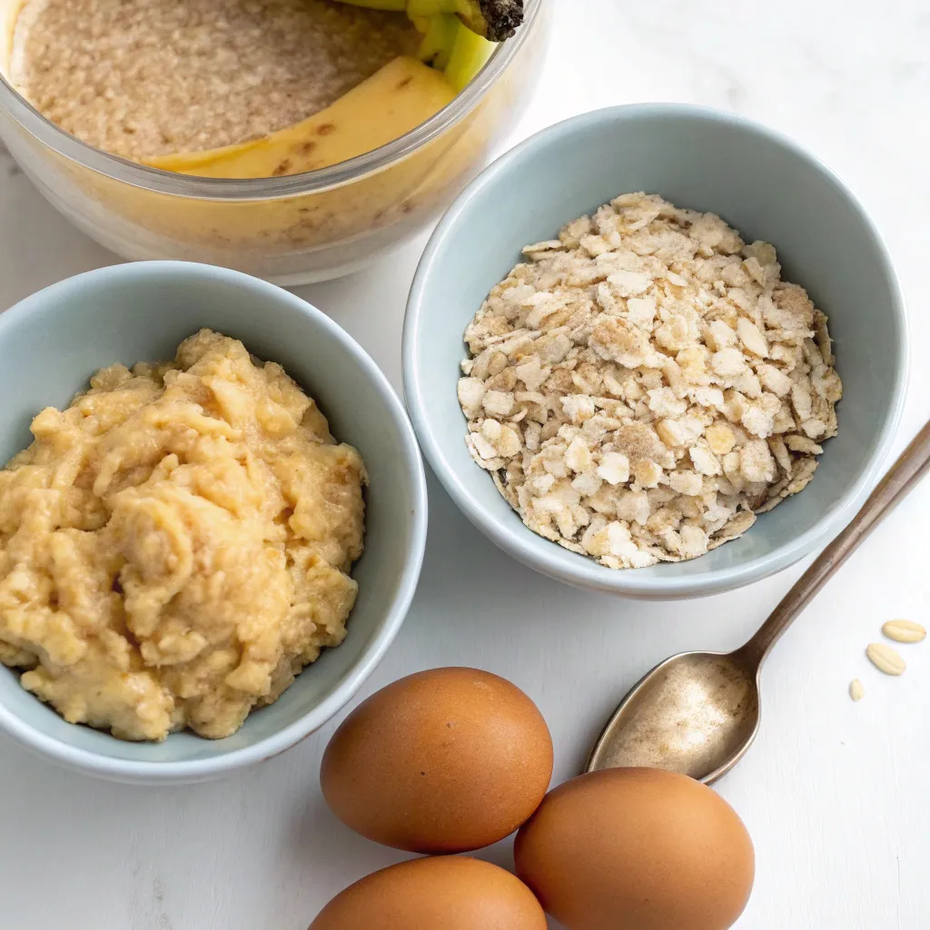 3-Ingredient Banana Oat Cake