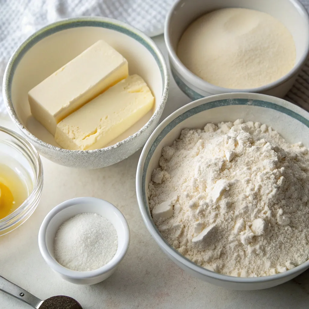 3-Ingredient Shortbread Cookies