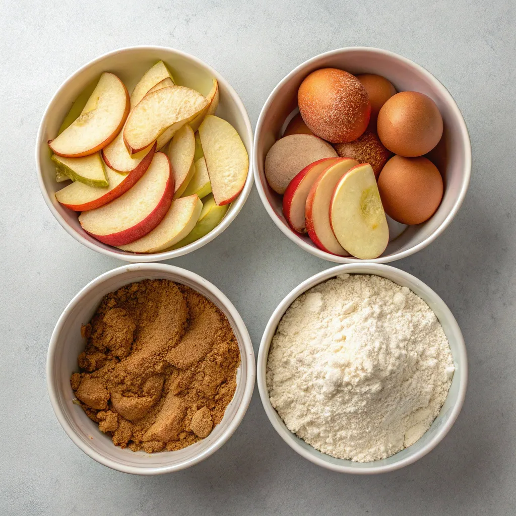 4-Ingredient Apple Cinnamon Cake