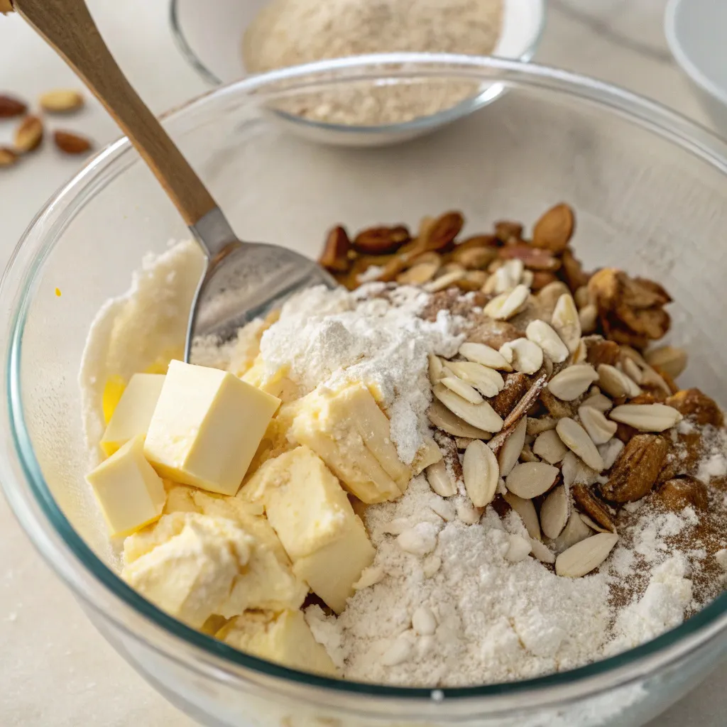 Almond Croissant Blondies