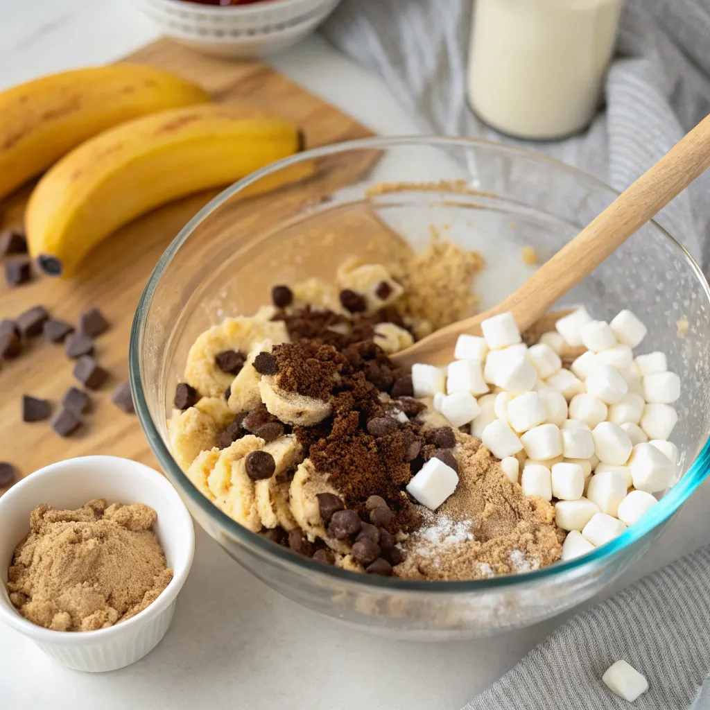 Banana S’mores Muffins