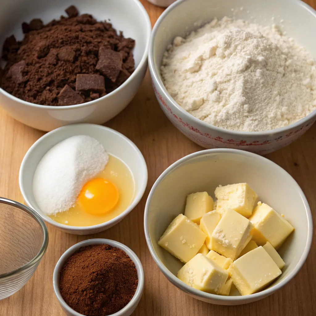 Brownie Cake with Crisp Top