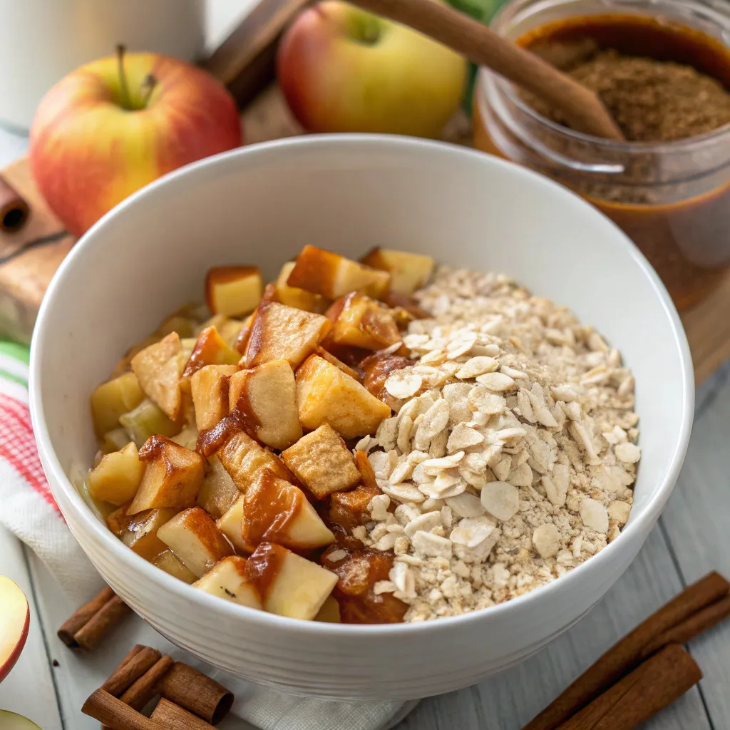 Caramel Apple Cinnamon Roll