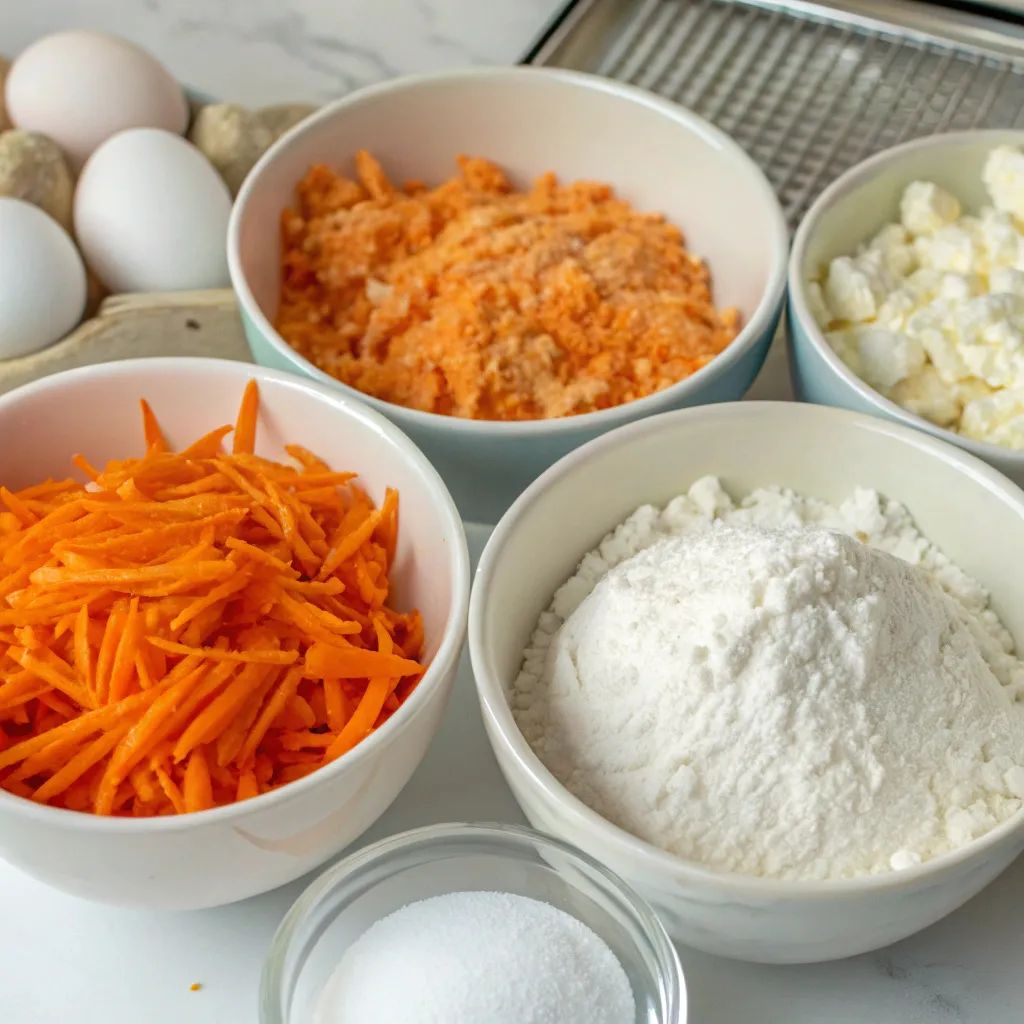 Carrot Cottage Cheese Muffins