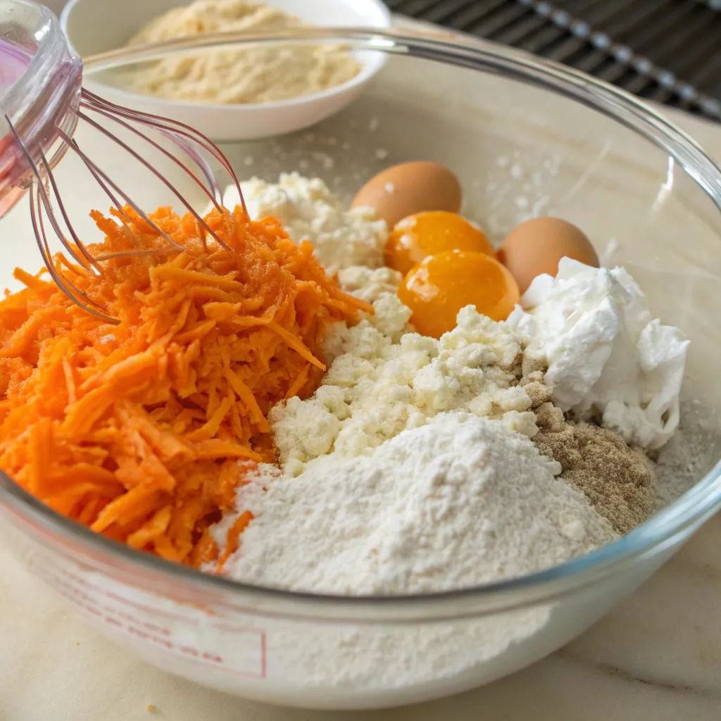 Carrot Cottage Cheese Muffins