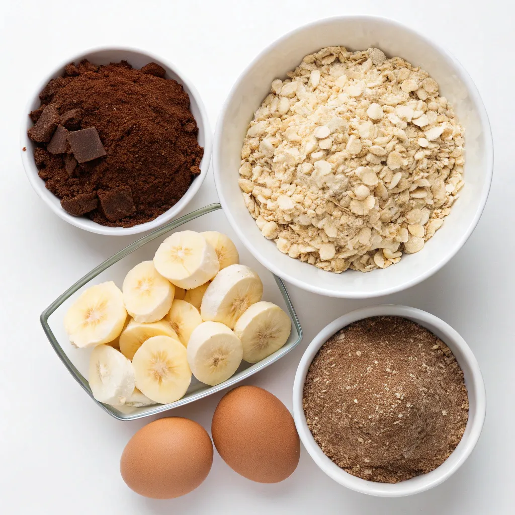 No Flour, No Sugar Oat Cake (Moist Chocolate Banana Oat Cake โ Healthy & Easy) 7 Chocolate Banana Oat Cake