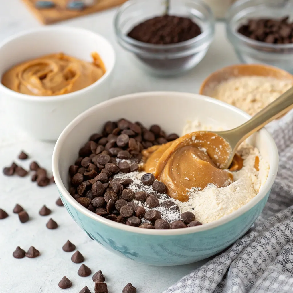 Chocolate Peanut Butter Protein Dessert